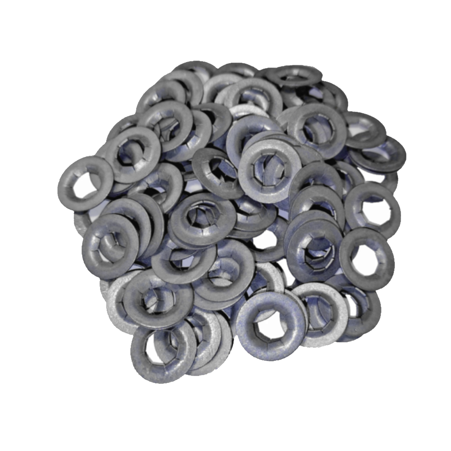 100 pc, 5/16 in Push On Pushnut Zinc Plated Wheel Shaft Retainers Axle Caps Pal Nut