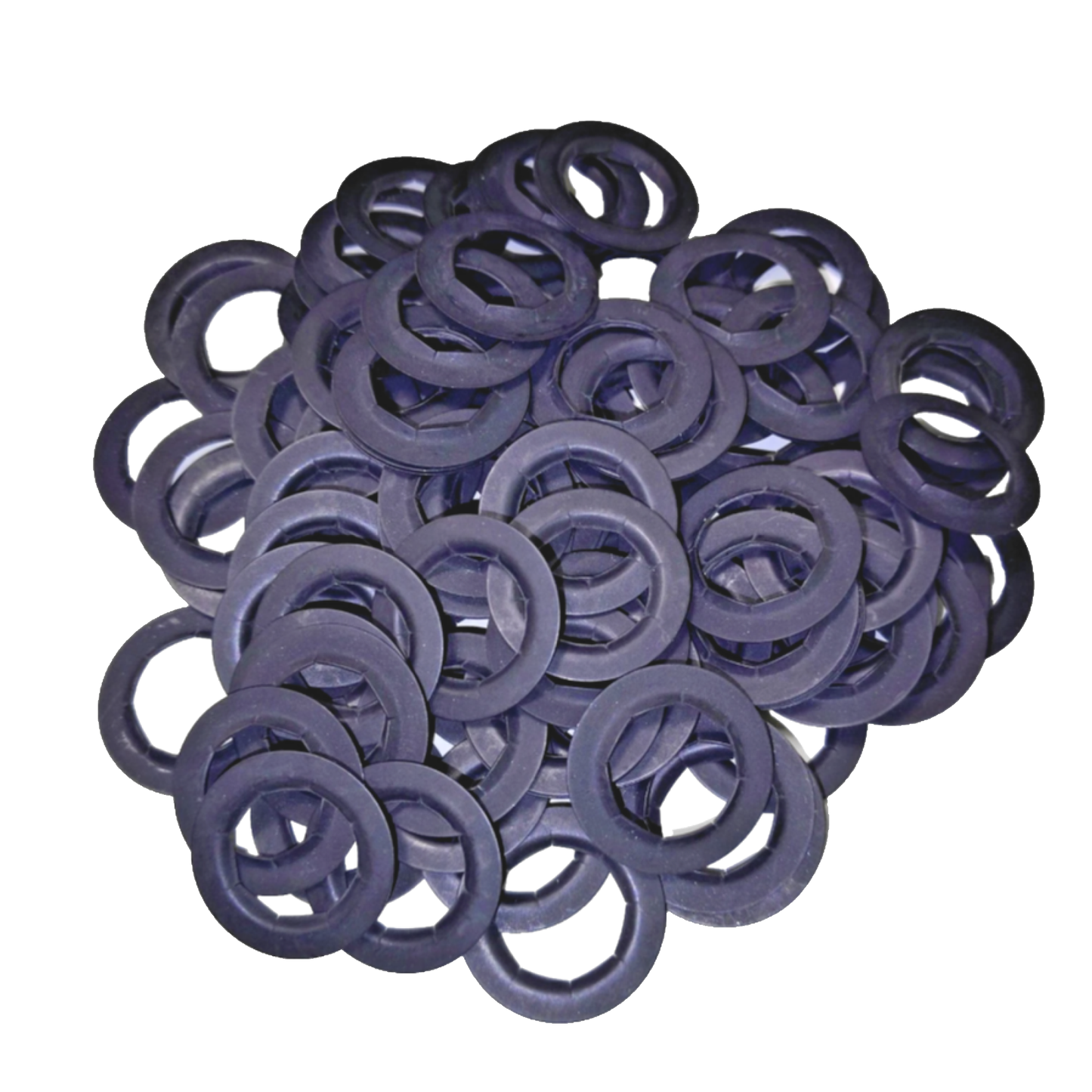 100 pc, 5/8 in Push On Pushnut Phosphate + Oil, Pal nut Wheel Retainers Axle Caps