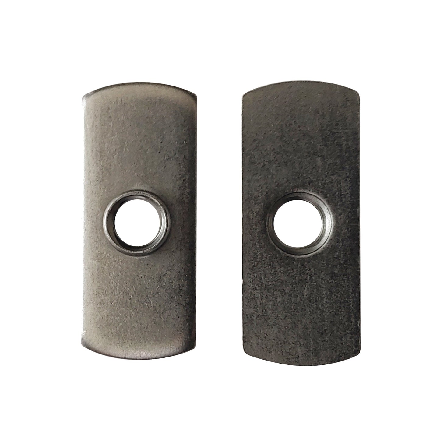 10 pc, 5/16-18 UNC Spot Weld Nut Double Tab, and, Aluminum Extrusion T-Nut