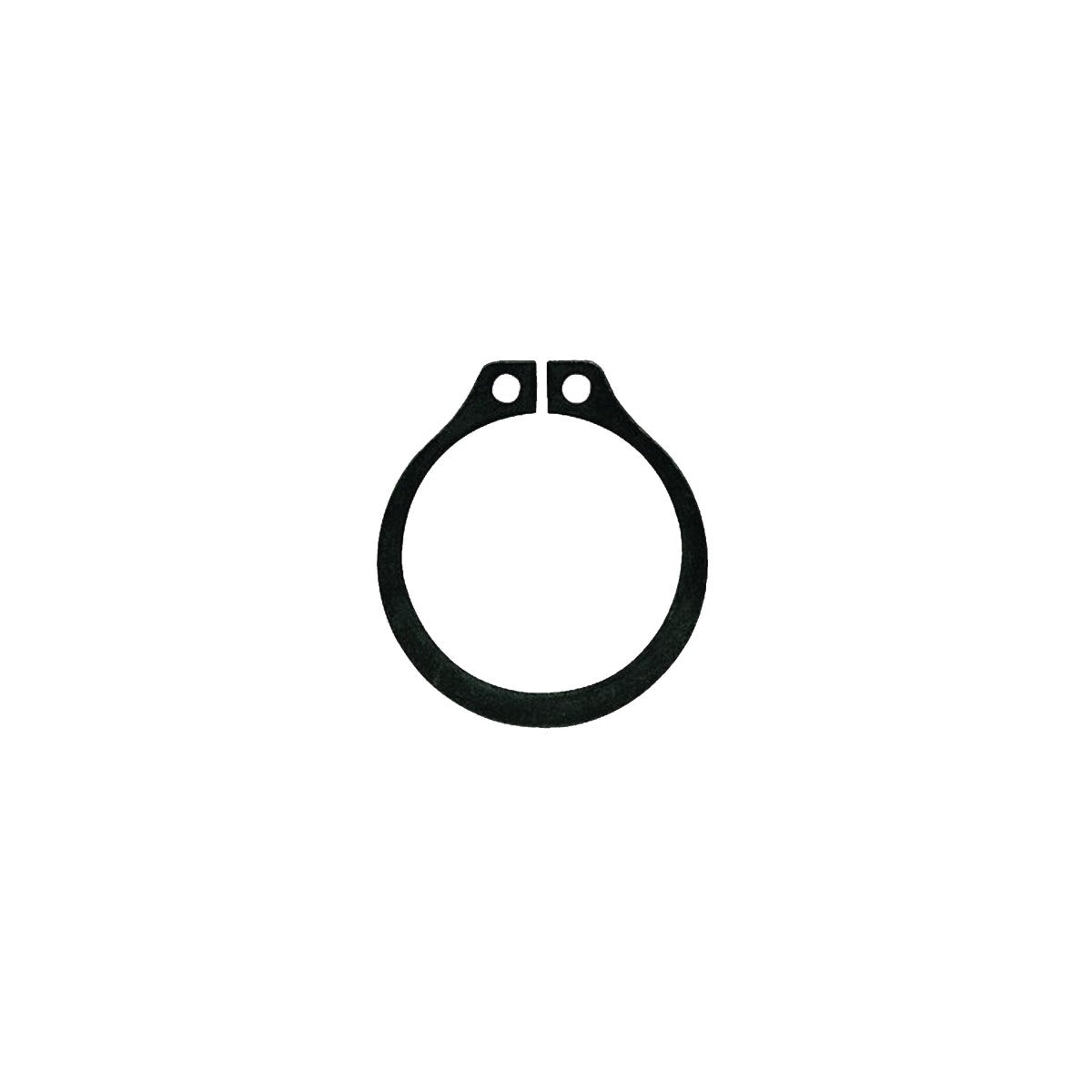 1/2" (.500) External Snap Ring, Retaining Ring, SAE, Black Phosphate, Inch
