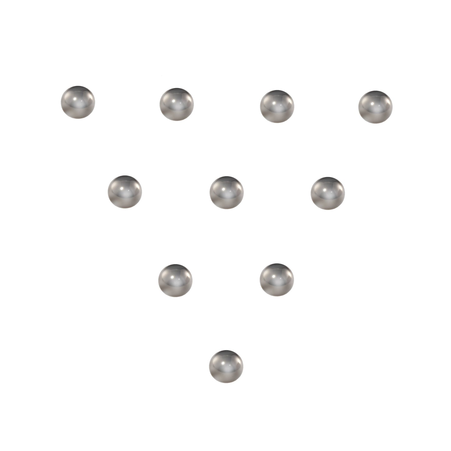 10 pc - 3/8" Inch Precision 304 Stainless Steel Bearing Ball (Will Never Rust)