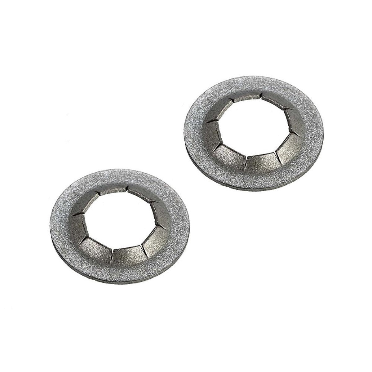 100 pc, 5/16 in Push On Pushnut Zinc Plated Wheel Shaft Retainers Axle Caps Pal Nut