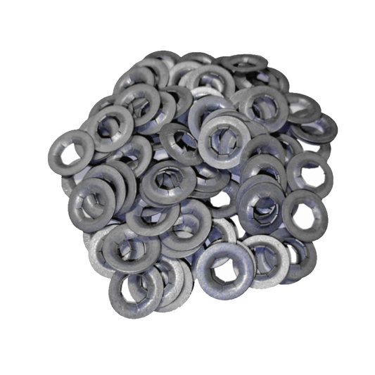 100 pc,  5/16 in Push On Pushnut  Zinc Plated Wheel Shaft Retainers Axle Caps Pal Nut
