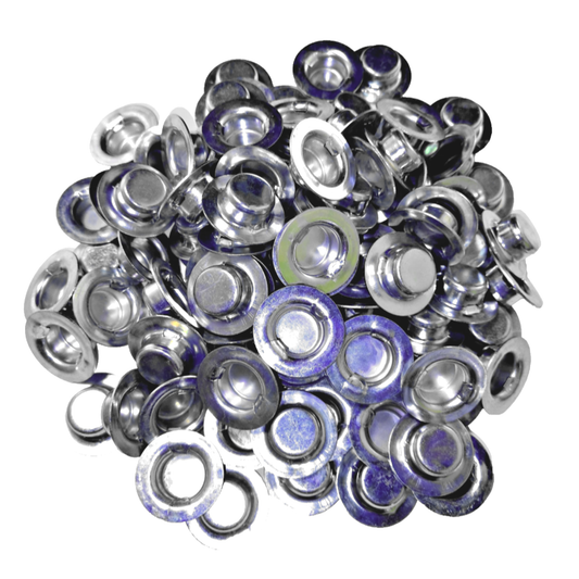 100 pc, 5/8 in Push on Pushnut pal, Axle Cap, Wheel Retainer, Zinc Mech Finish