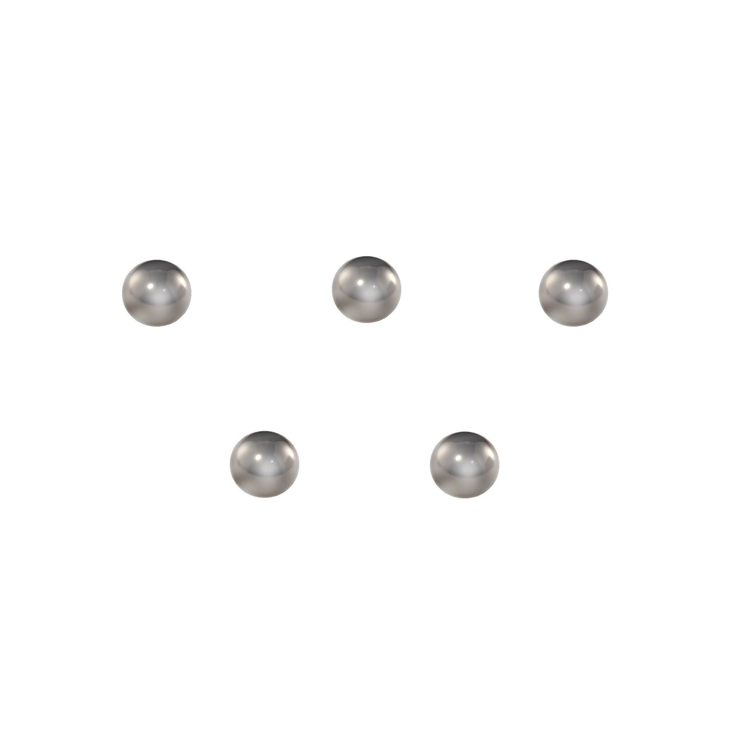 5 pc - 3/8" (0.375) Inch Precision 304 Stainless Steel Bearing Ball  (Will Never Rust)