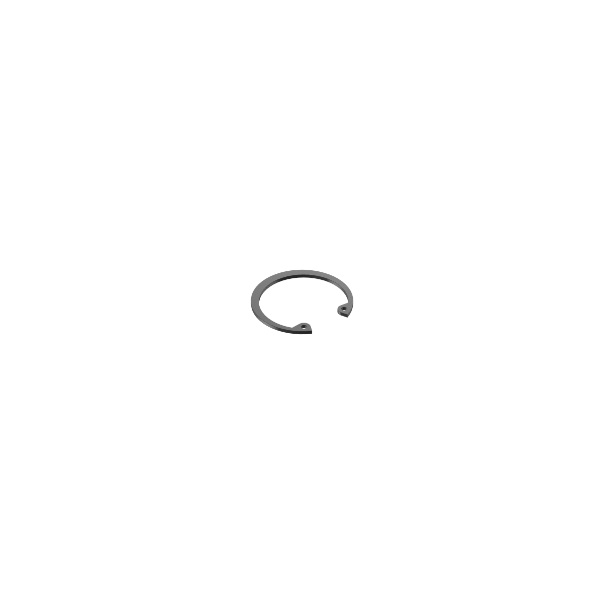 1/4" (0.250) ** Internal ** Retaining Ring, Snap Ring, SAE, Black Phosphate